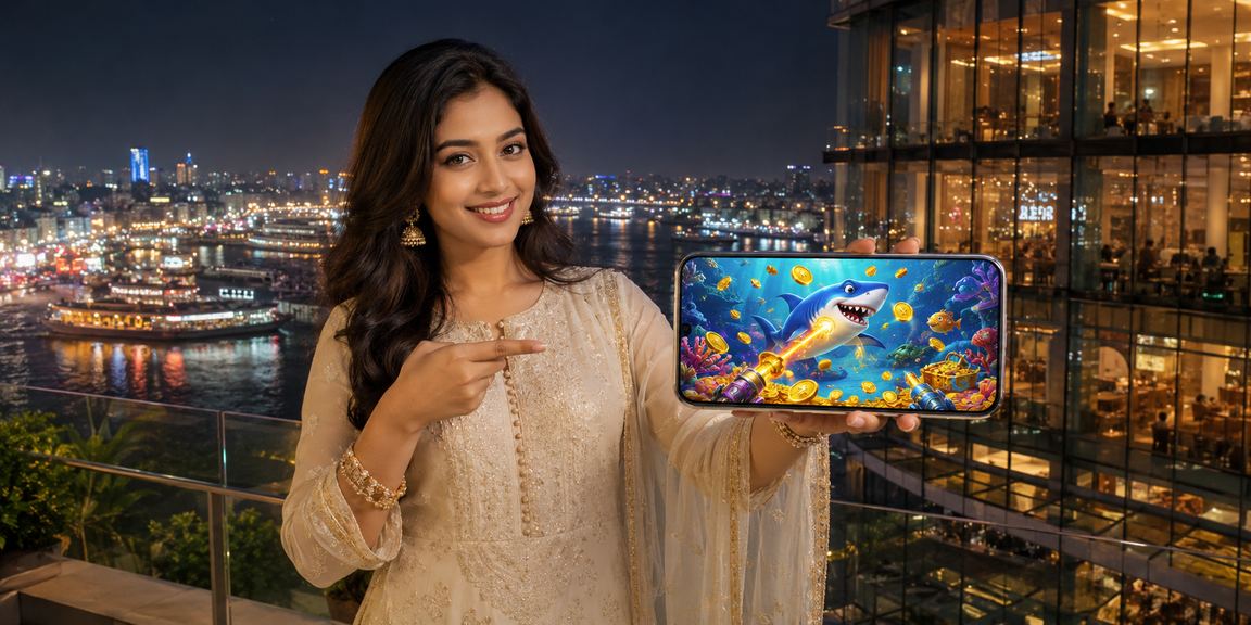 ঢাকায় নতুন গেম ফিশিং থিমযুক্ত ক্যাসিনো গেমের দৃশ্য